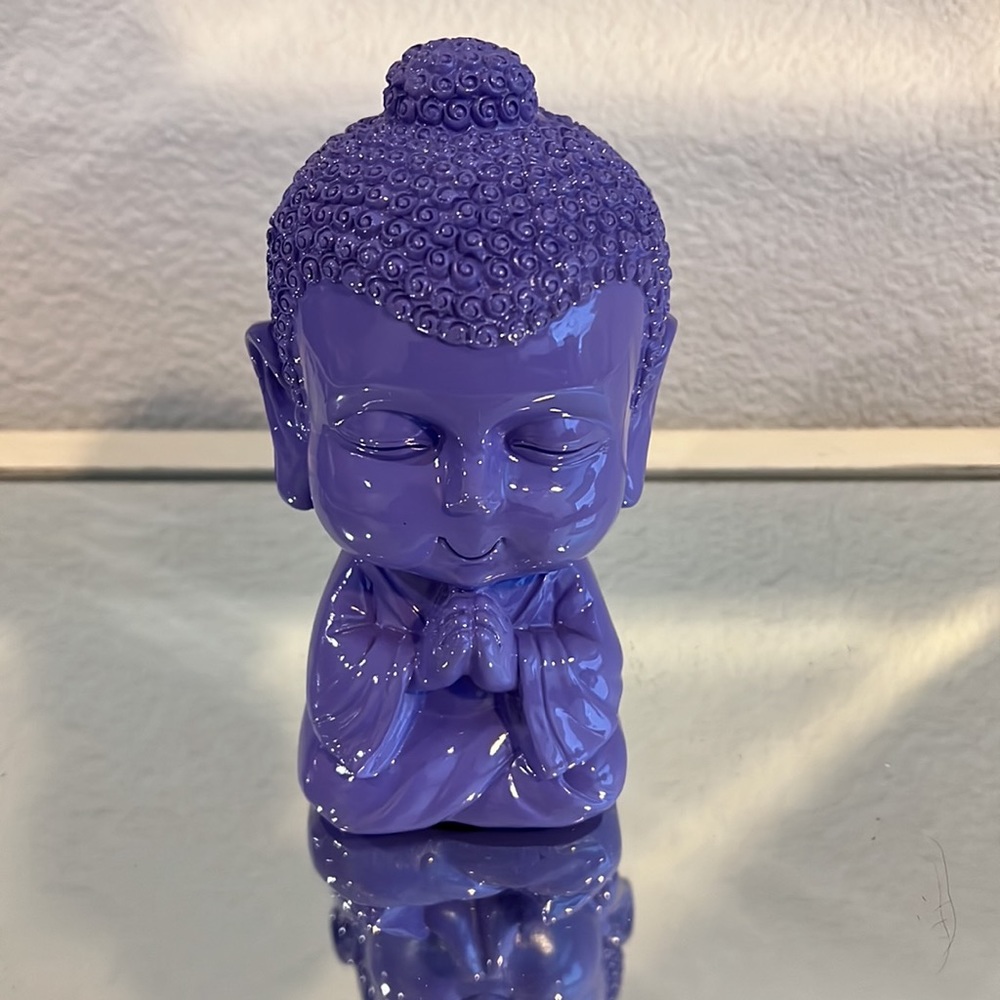 Purple Buddha Piggy Bank